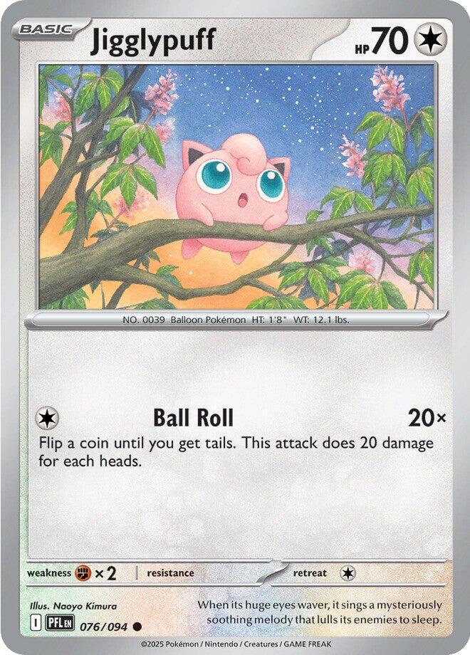 Phantasmal Flames Jigglypuff Pokémon card